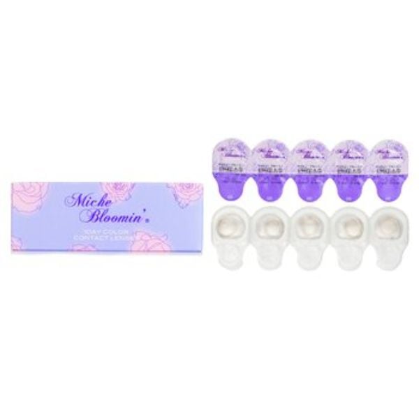 Picture of Miche Bloomin 283384 Quarter Veil 1 Day Color Contact Lenses - 107 Clear Grege - 5.00 - 10 Piece