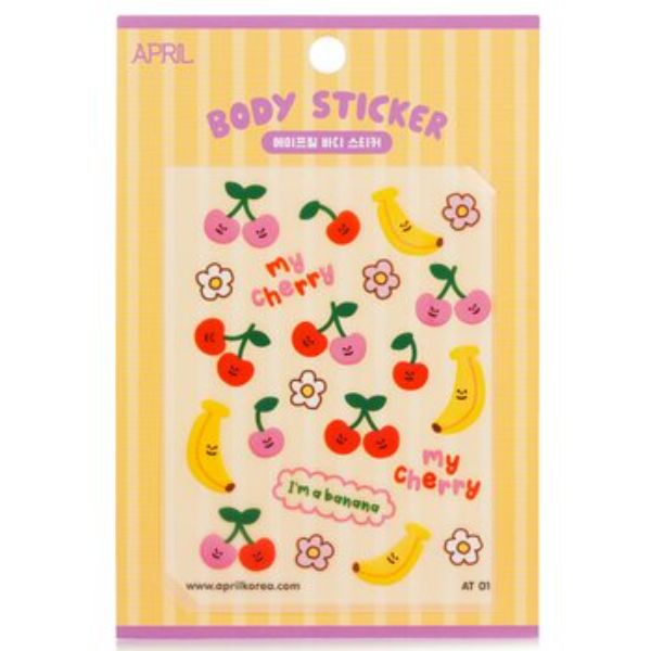 Picture of April Korea 281382 April Body Sticker - No.AT 01