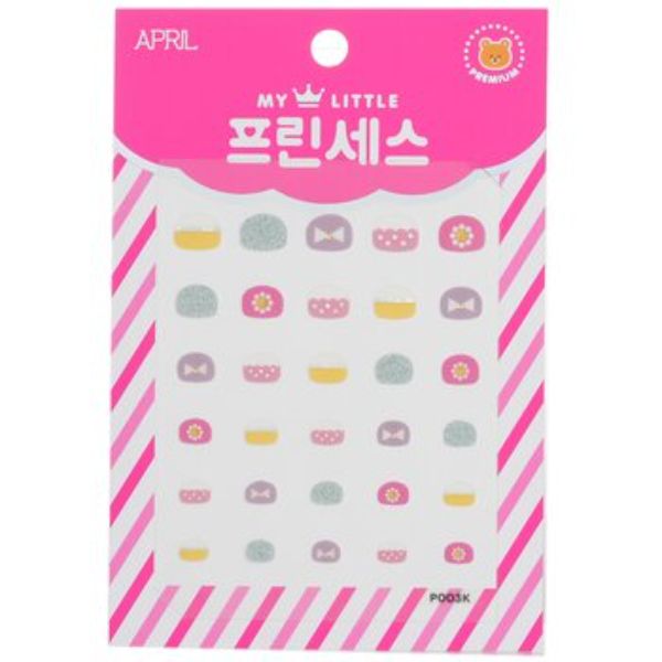 Picture of April Korea 281335 Princess Kids Nail Sticker - No.P003K