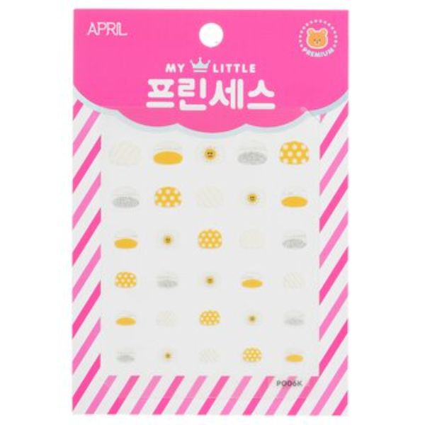 Picture of April Korea 281338 Princess Kids Nail Sticker - No.P006K