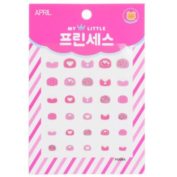 Picture of April Korea 281340 Princess Kids Nail Sticker - No.P008K