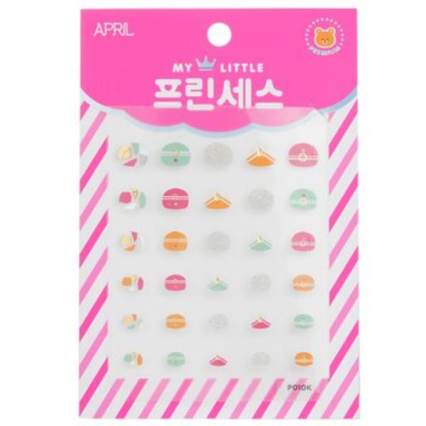 Picture of April Korea 281342 Princess Kids Nail Sticker - No.P010K