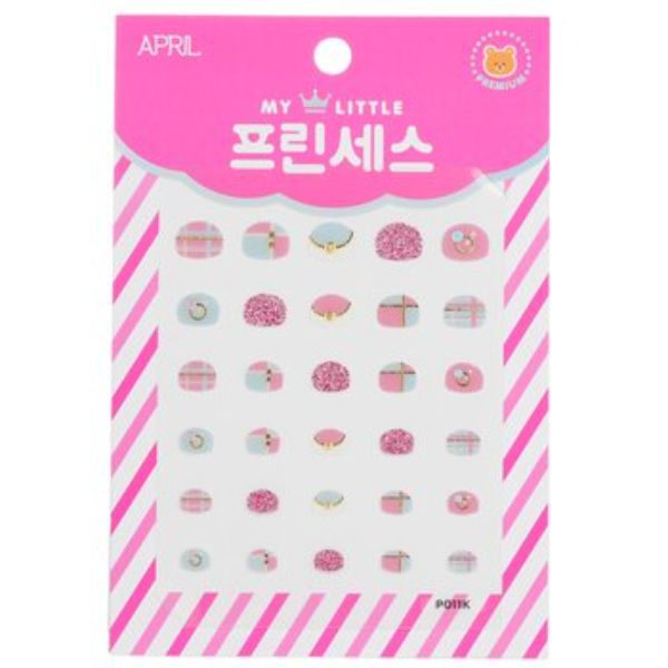 Picture of April Korea 281343 Princess Kids Nail Sticker - No.P011K