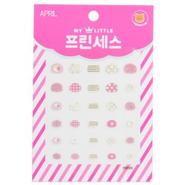 Picture of April Korea 281344 Princess Kids Nail Sticker - No.P012K
