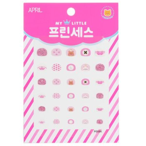 Picture of April Korea 281347 Princess Kids Nail Sticker - No.P015K