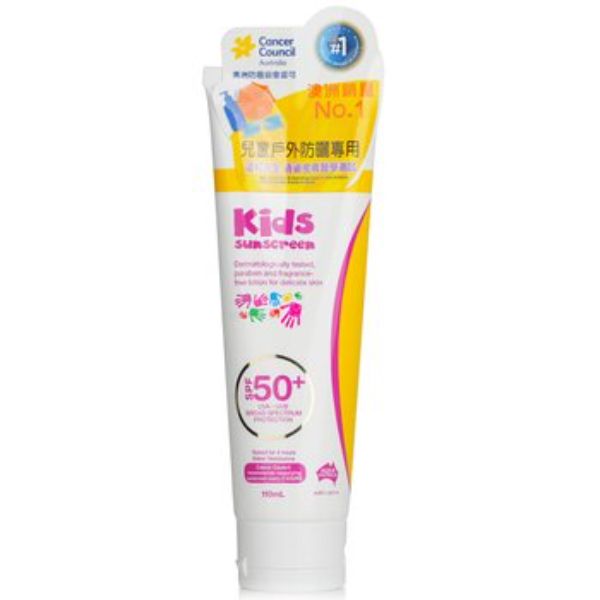 Picture of Cancer Council 282634 110 ml CCA Kids Sunscreen SPF 50 Plus