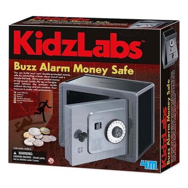 Picture of 4M 298617 39 x 25 x 22 mm KidzLabs & Buzz Alarm Money Safe