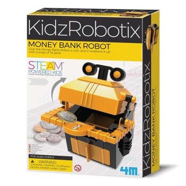 Picture of 4M 298637 39 x 17 x 25 mm KidzRobotix & Money Bank Robot