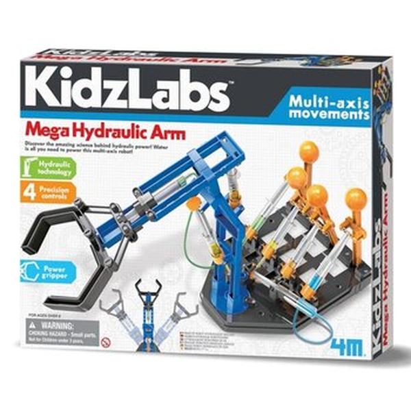Picture of 4M 298641 41 x 30 x 39 mm KidzLabs & Mega Hydraulic Arm