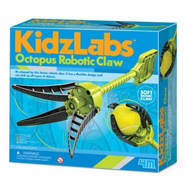 Picture of 4M 298643 39 x 25 x 22 mm KidzLabs & Octopus Robotic Claw
