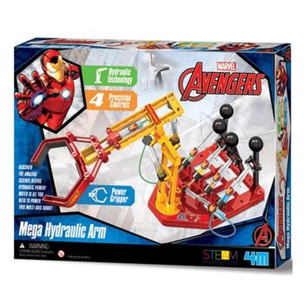 Picture of 4M 298715 41 x 30 x 39 mm Disney Marvel Avengers Ironman Mega Hydraulic Arm