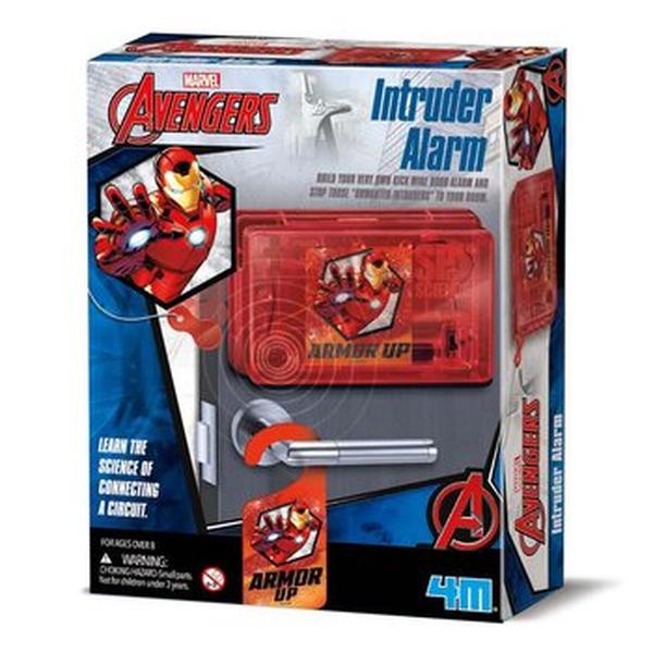Picture of 4M 298728 37 x 18 x 22.5 mm Disney Marvel Avengers Ironman Intruder Alarm