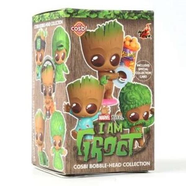 Picture of Hot Toy 300519 6 x 6 x 10 cm I Am Groot - I Am Groot Cosbi Bobble-Head Collection