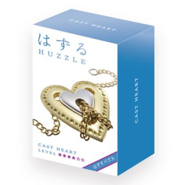 Picture of Broadway Toys 300096 Heart Hanayama Metal Brainteaser Mensa Rated Puzzle - Level 4
