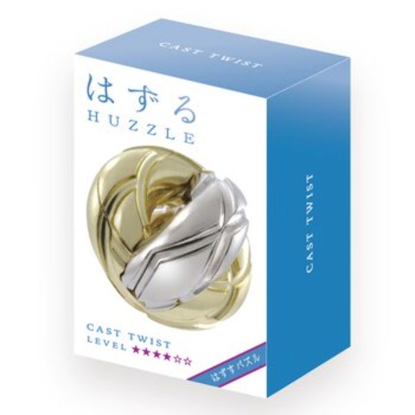 Picture of Broadway Toys 300101 Twist Hanayama Metal Brainteaser Mensa Rated Puzzle - Level 4