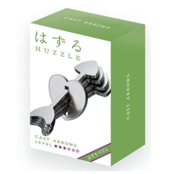 Picture of Broadway Toys 300085 Arrows Hanayama Metal Brainteaser Mensa Rated Puzzle - Level 3