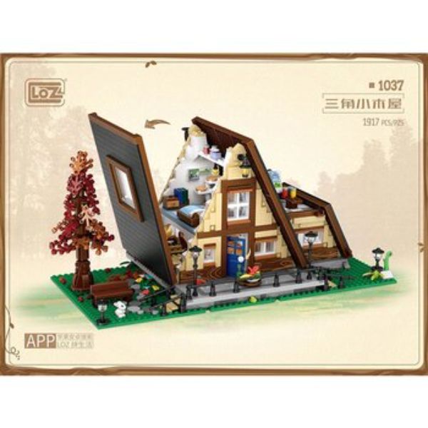 Picture of Loz 295749 Triangle Cabin Mini Blocks