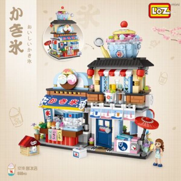 Picture of Loz 295863 Japanese Shaved Ice Shop Mini Blocks
