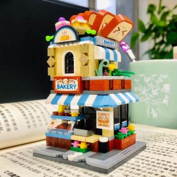 Picture of Loz 295686 Street Series Bakery Shop Mini Blocks