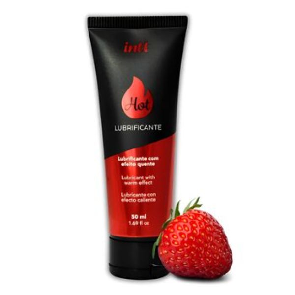Picture of INTT 283135 1.69 oz Water Based Lubricant with Strawberry & Warm Effect