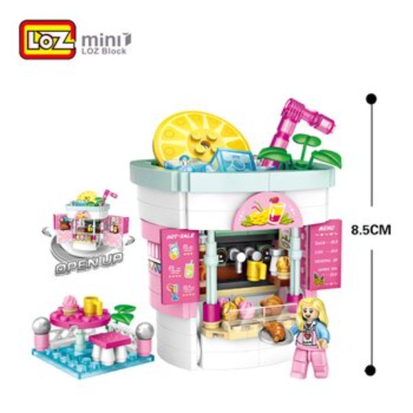 Picture of Loz 295691 Dream Amusement Park Series Beverage Shop Mini Block