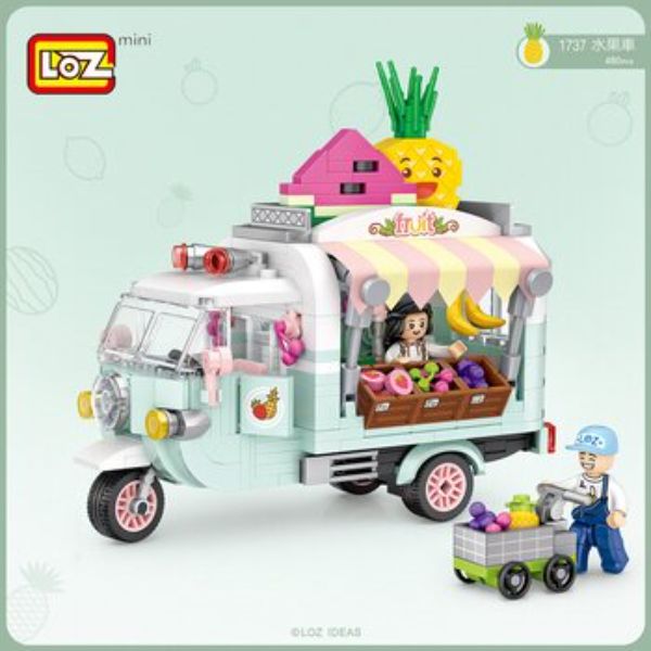 Picture of Loz 295656 FruitCart Mini Block