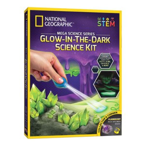 Picture of National Geographic 300548 Mega Science Lab Glow-in-the-Dark Science Kit