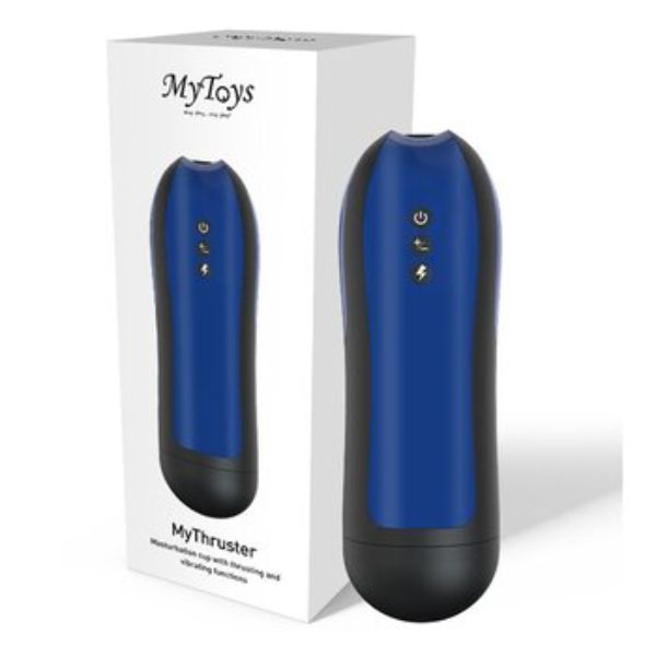 Picture of Mytoys 294257 My Thruster Telescopic Vibrating Aircraft Cup&#44; Blue