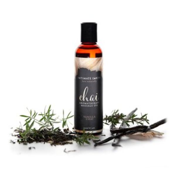 Picture of Intimate Earth 296779 4 oz Chai Massage Oil - Vanilla Chai