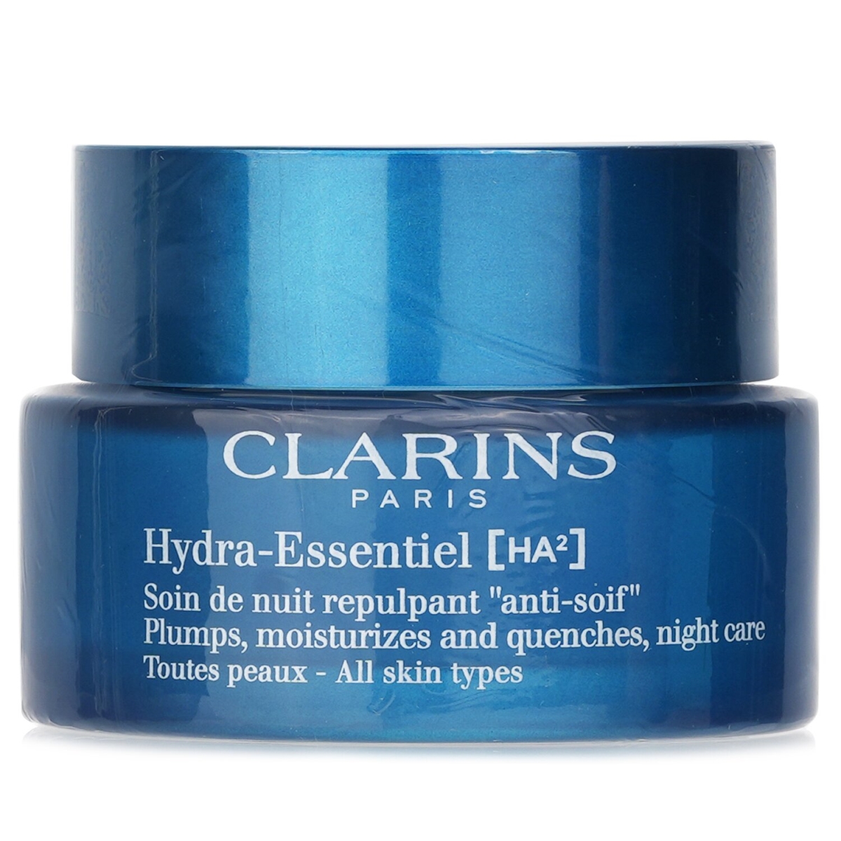 Picture of Clarins 306931 50 ml Hydra-Essentiel Plumps&#44; Moisturizes & Quenches Night Cream for All Skin