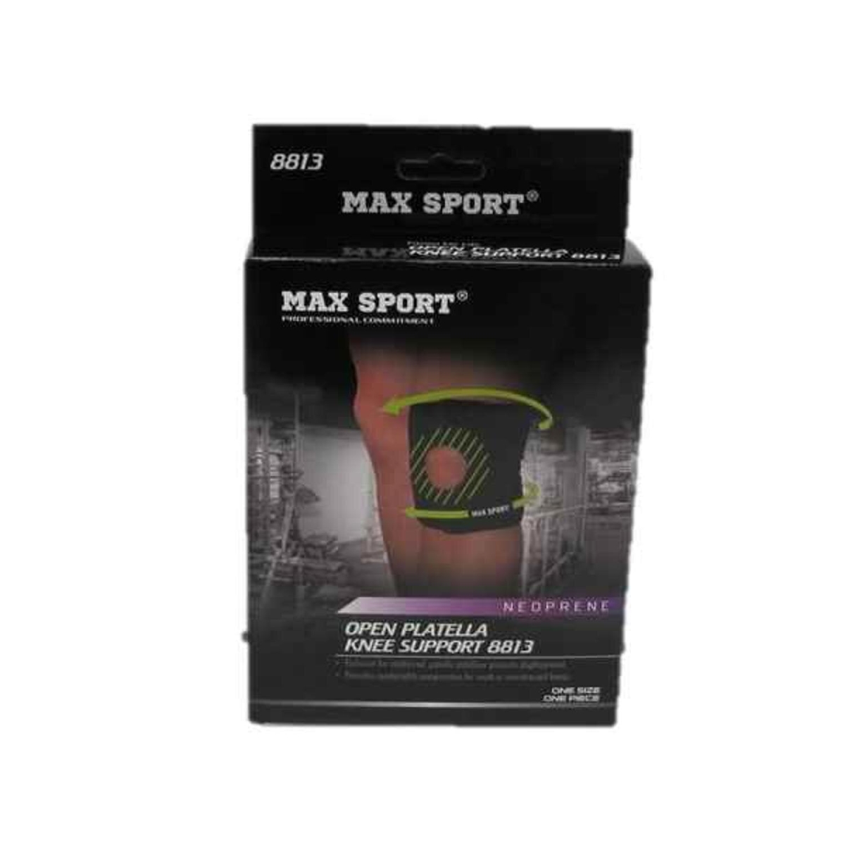 Picture of Max Sport 302846 Neoprene Open Platella Knee Support