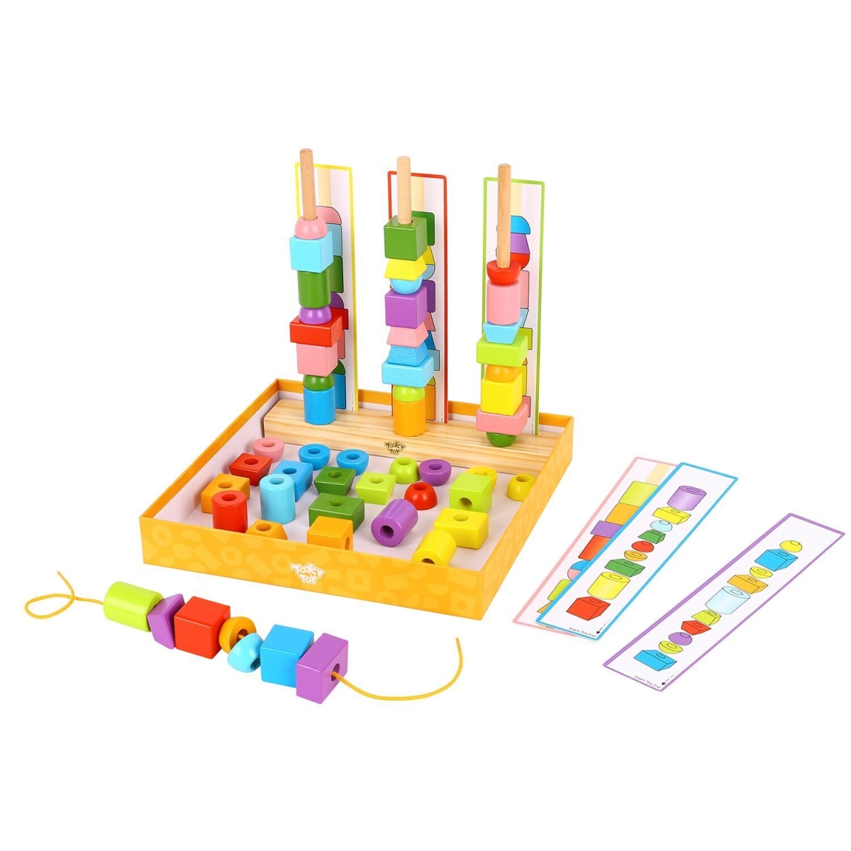 Picture of Tooky Toy 300300 30 x 30 x 5 cm Maze Bead Game Box