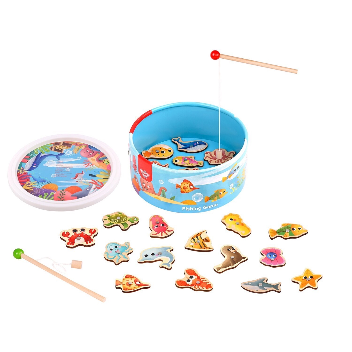 Picture of Tooky Toy 300275 22 x 22 x 9 cm Fishing Game