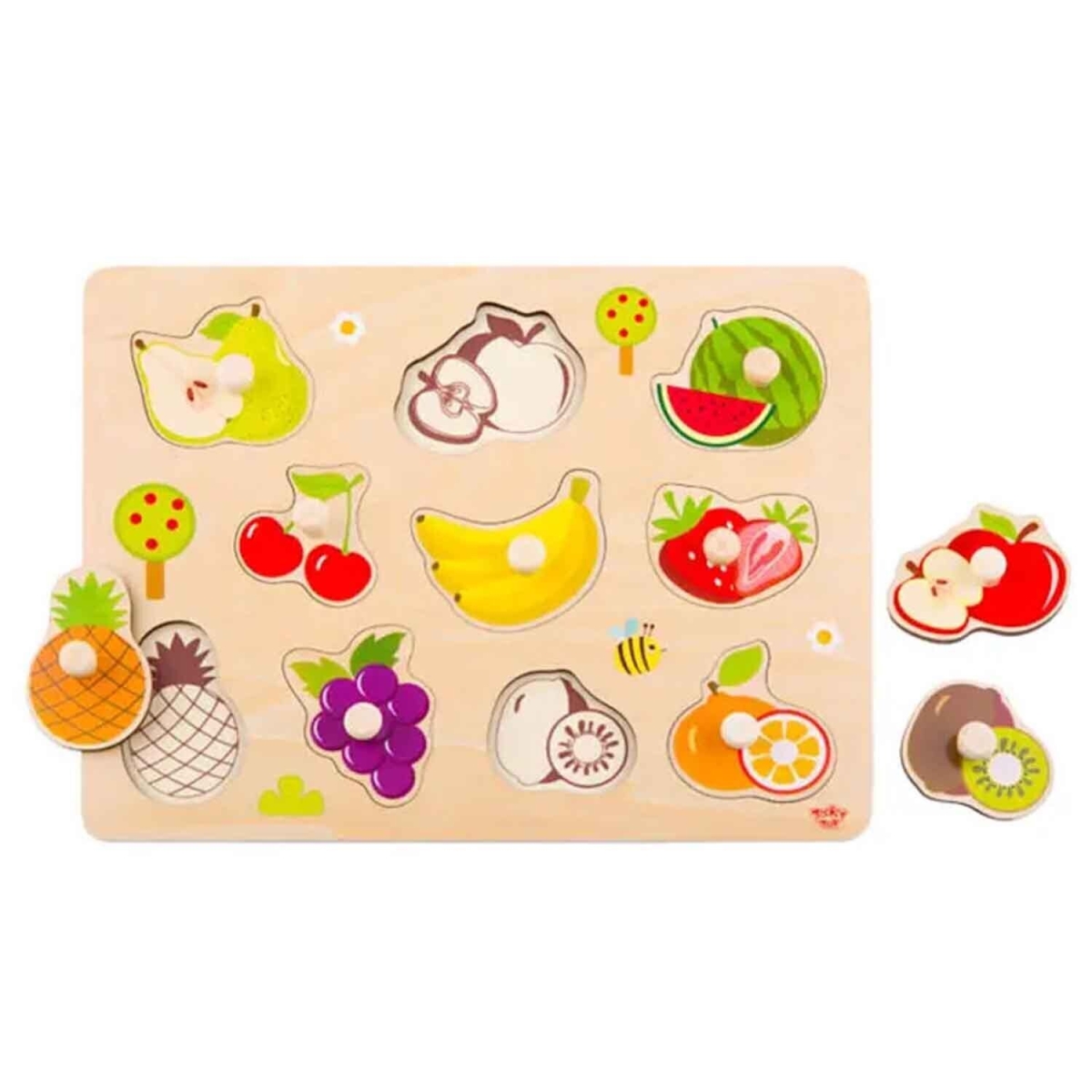 Picture of Tooky Toy 300376 30 x 23 x 2 cm Fruit Puzzle