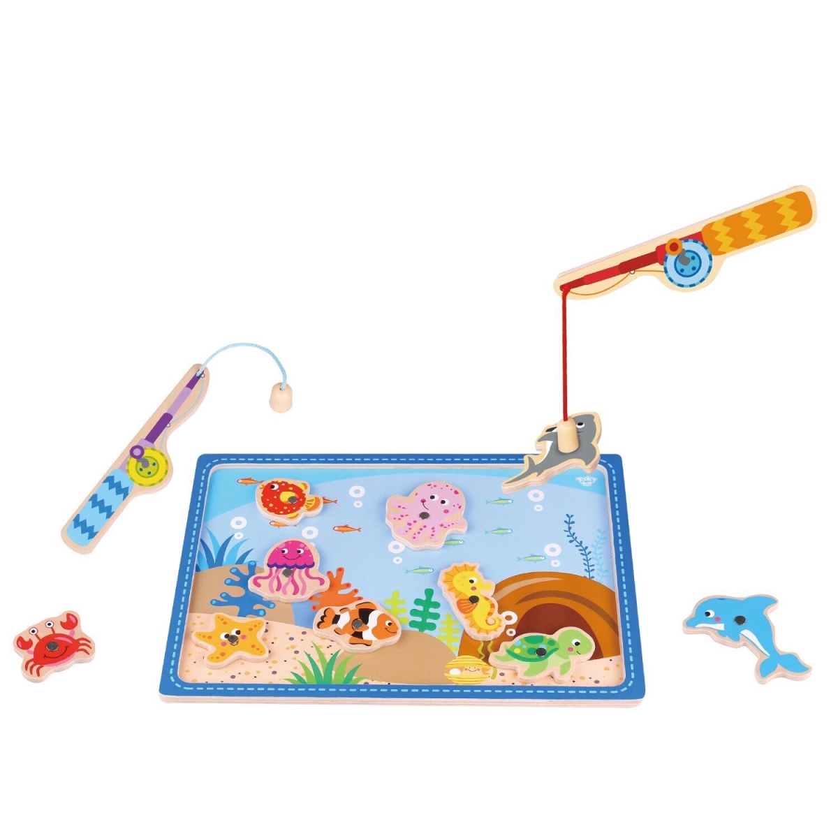 Picture of Tooky Toy 300273 30 x 22 x 1 cm Fishing Game
