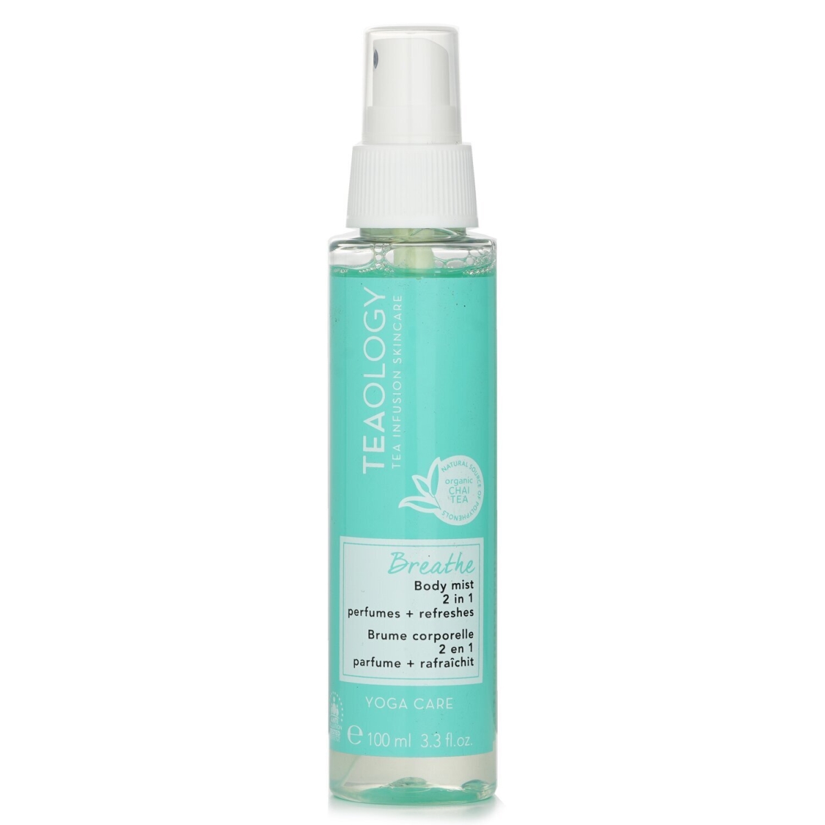 Picture of Teaology 296737 100 ml Yoga Care Breathe 2-in-1 Perfumes & Refreshes Body Mist