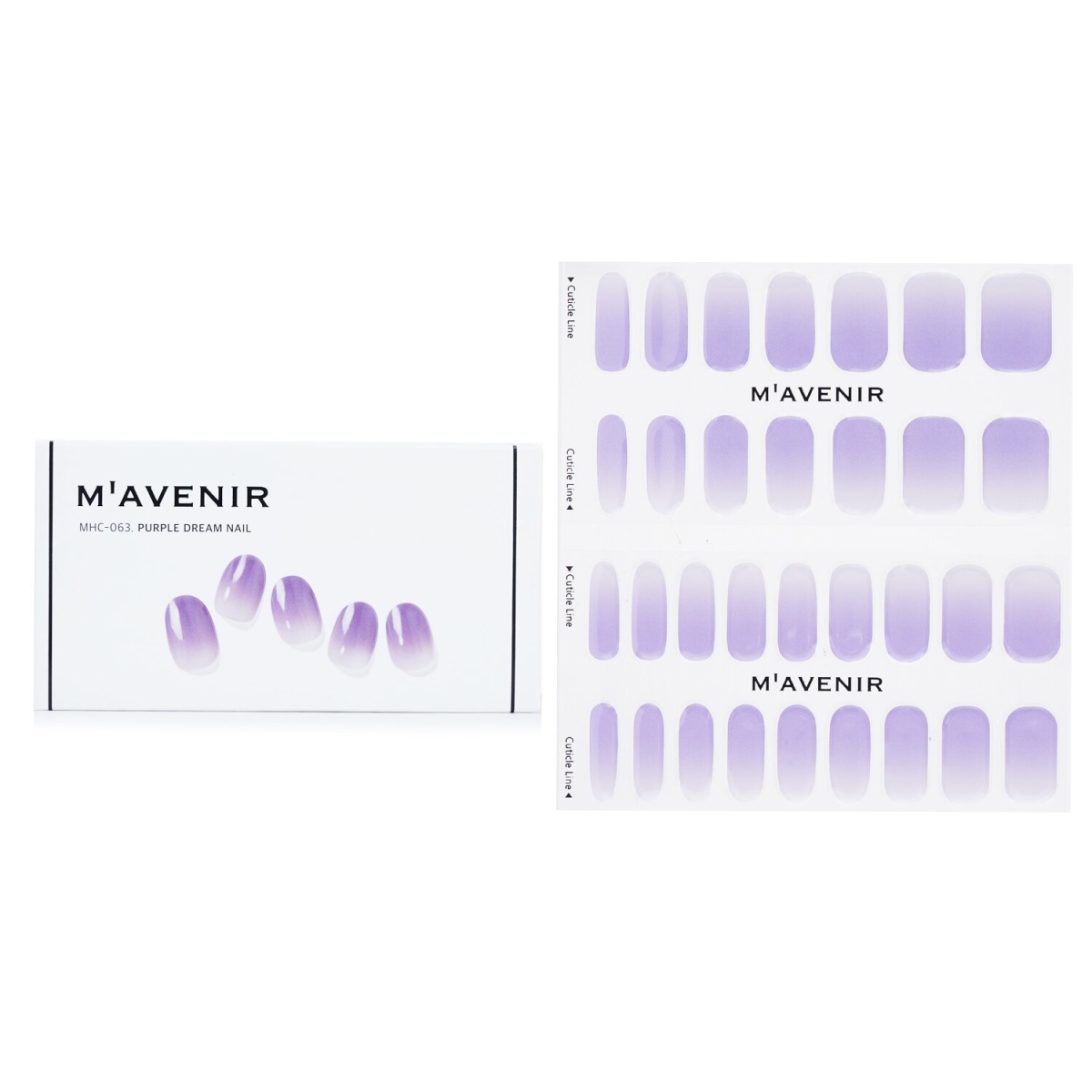 Picture of Mavenir 282082 Purple Nail Sticker&#44; Purple Dream