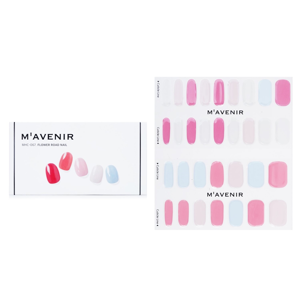 Picture of Mavenir 282087 Assorted Color Nail Sticker&#44; Flower Road