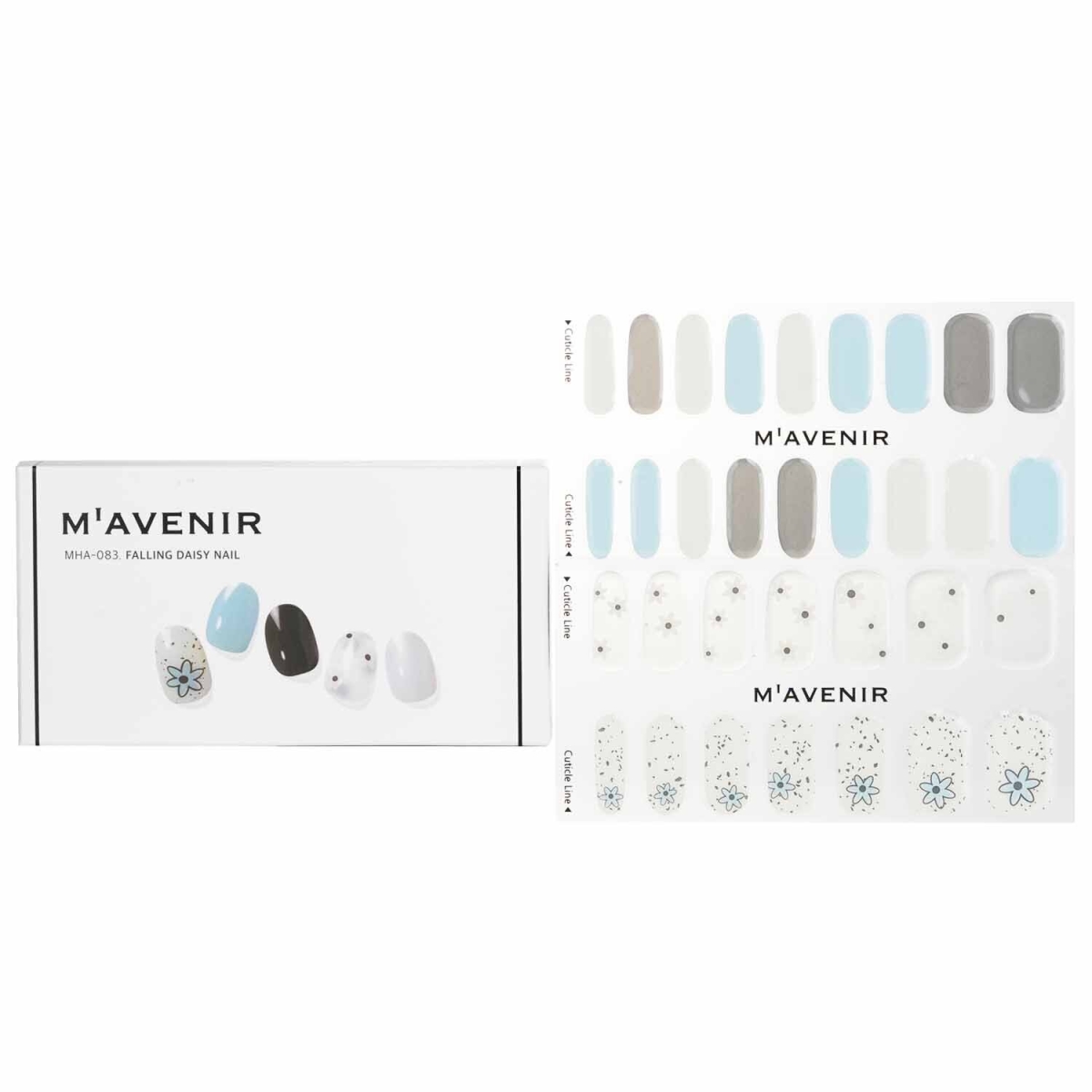 Picture of Mavenir 282099 Assorted Color Nail Sticker&#44; Falling Daisy