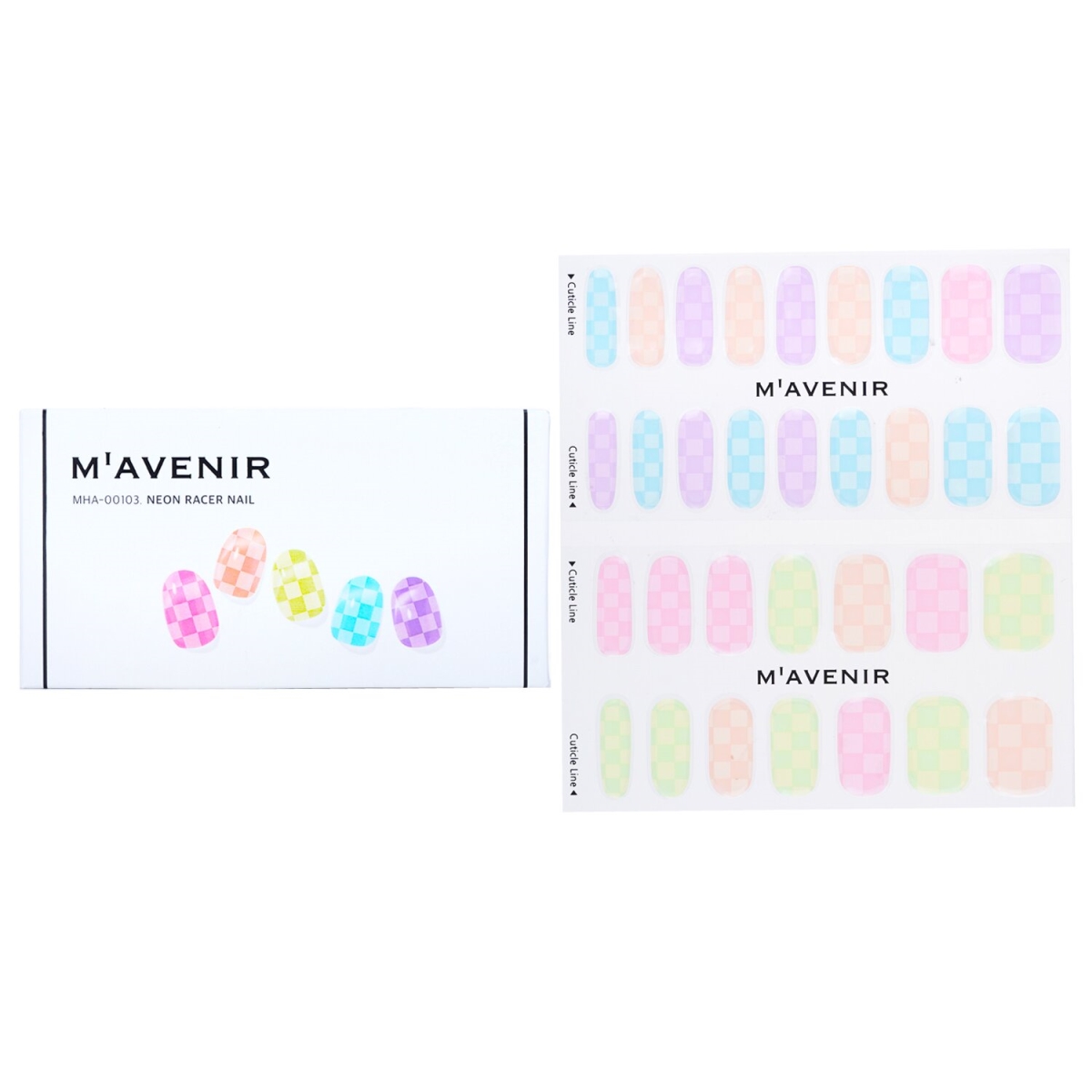 Picture of Mavenir 282129 Assorted Color Nail Sticker&#44; Neon Racer