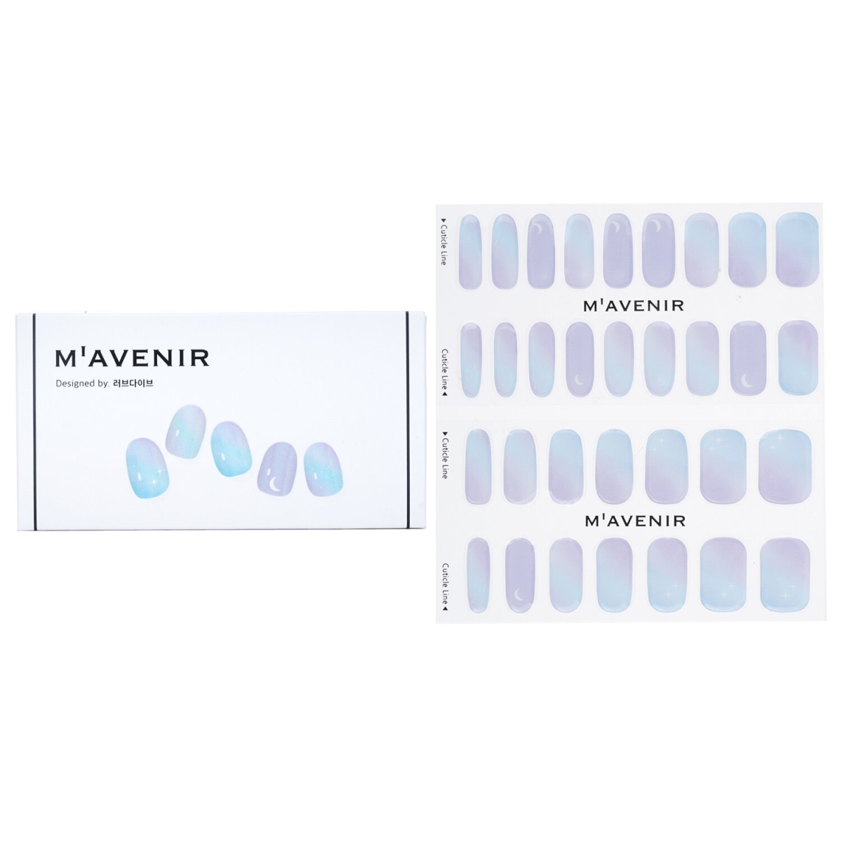 Picture of Mavenir 282148 Blue Nail Sticker&#44; The Sky at Dawn