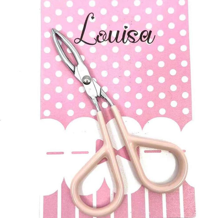 Picture of Louisa 297422 Eyebrow Pliers&#44; Pink