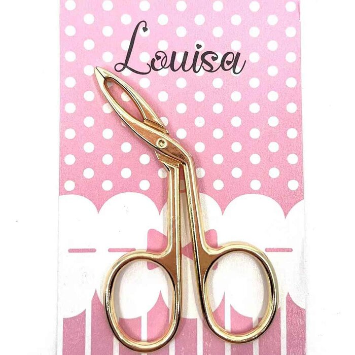 Picture of Louisa 297423 Professional Eyebrow Pliers&#44; Gold