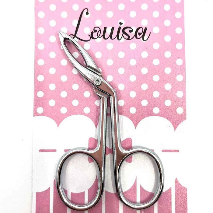 Picture of Louisa 297424 Professional Eyebrow Pliers&#44; Silver