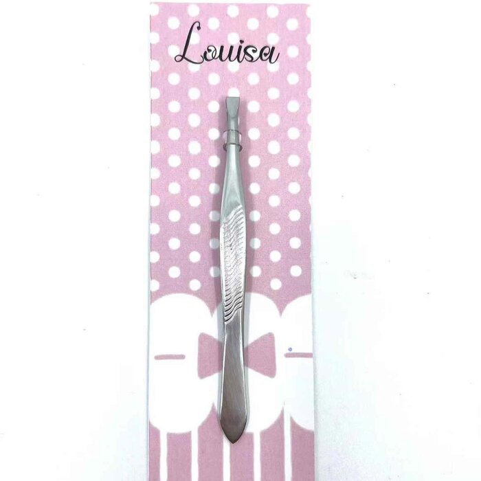 Picture of Louisa 297432 Straight Shape Eyebrow Pliers&#44; Fixed Size