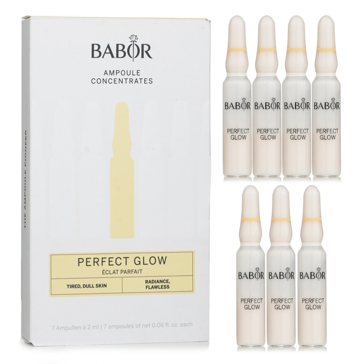 Picture of Babor 304805 7 x 2 ml Ampoule Concentrates&#44; Perfect Glow