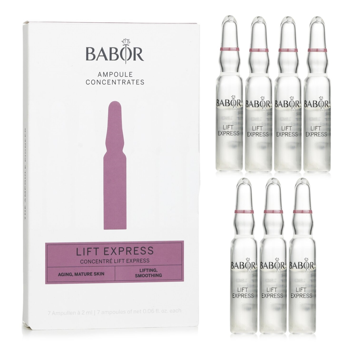 Picture of Babor 304804 7 x 2 ml Ampoule Concentrates&#44; Lift Express