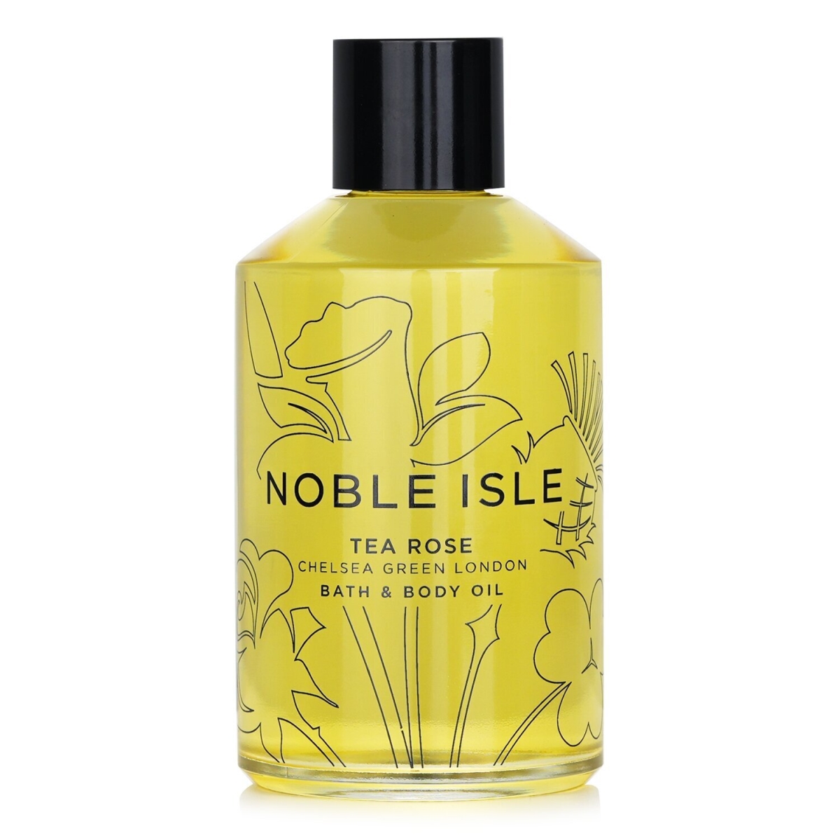 Picture of Noble Isle 296407 250 ml Tea Rose Bath & Body Oil