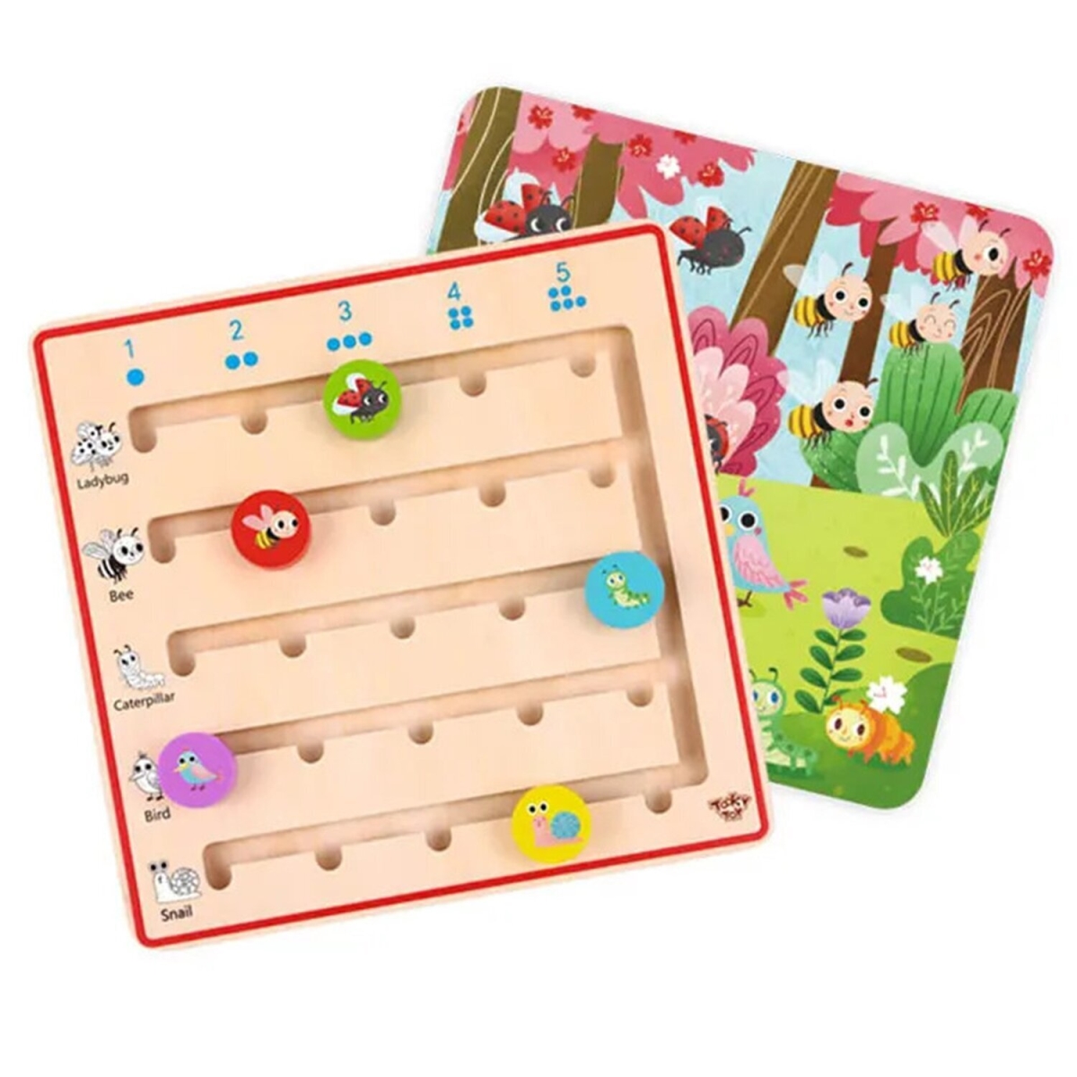 Picture of Tooky Toy 300229 22 x 22 x 5 cm Counting Game