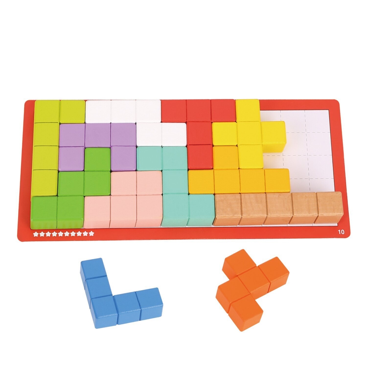 Picture of Tooky Toy 300249 27 x 13 x 2 cm Puzzle Cubes